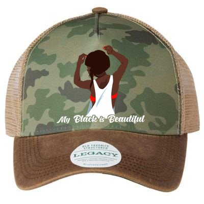 My Black Is Beautiful Proud Melanin Goddess Strong Roots Gift Legacy Tie Dye Trucker Hat