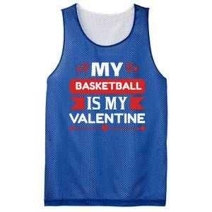 My Basketball Is My Valentine Mesh Reversible Basketball Jersey Tank