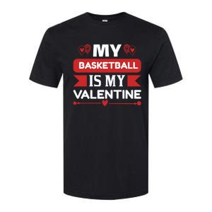 My Basketball Is My Valentine Softstyle CVC T-Shirt