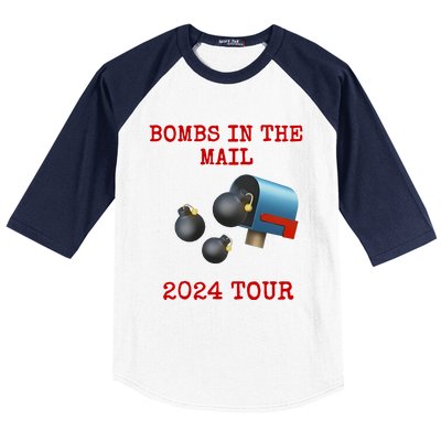 Morgue Bombs In The Mail Baseball Sleeve Shirt