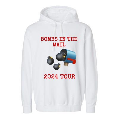 Morgue Bombs In The Mail Garment-Dyed Fleece Hoodie