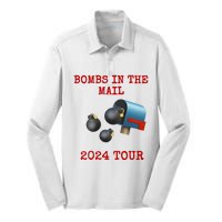 Morgue Bombs In The Mail Silk Touch Performance Long Sleeve Polo