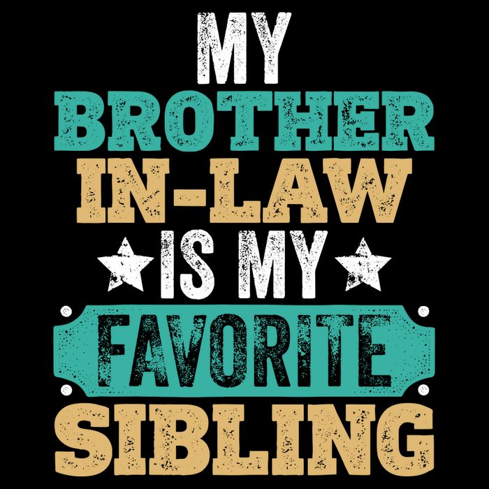 My Brotherinlaw Is My Favorite Sibling Humor Family Retro Baby Bodysuit