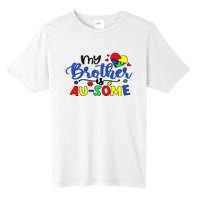 My Brother Is AuSome Autism Puzzle Piece Autism Awareness Baby Tall Fusion ChromaSoft Performance T-Shirt