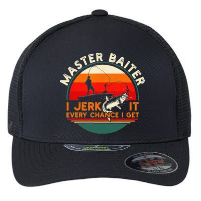 Master Baiter I’m Always Jerking My Rod For A Fishing Lovers Flexfit Unipanel Trucker Cap