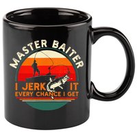Master Baiter I’m Always Jerking My Rod For A Fishing Lovers 11oz C Handle Ceramic Mug