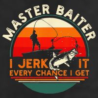 Master Baiter I’m Always Jerking My Rod For A Fishing Lovers Golf Towel