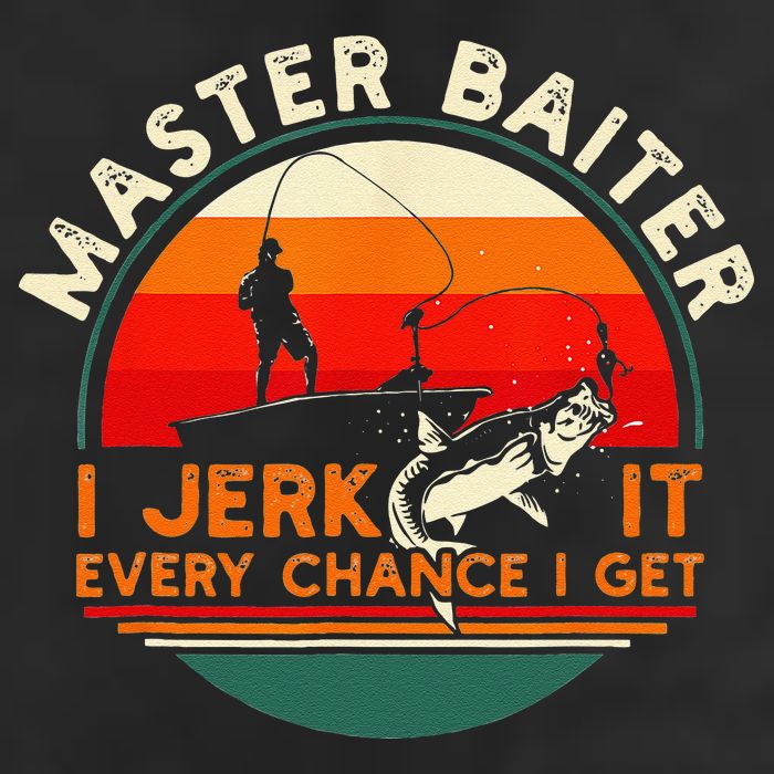 Master Baiter I’m Always Jerking My Rod For A Fishing Lovers Golf Towel