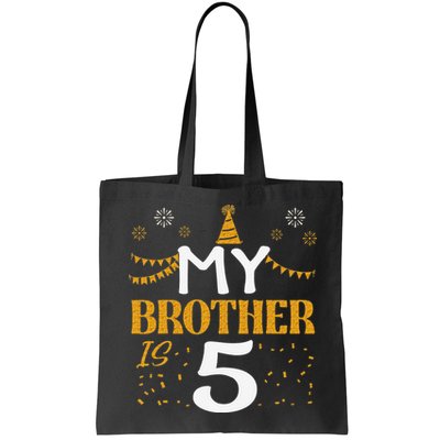 My Brother Is 5 5th Birthday 2020 5 Years Old Brother Gift Bag