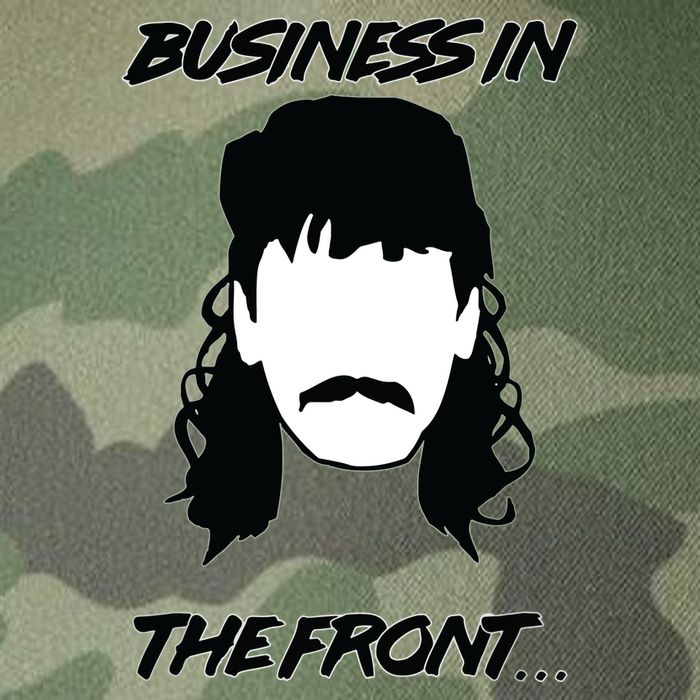 Mullet Business In The Front Party In The Back 80s Throwback Legacy Tie Dye Trucker Hat