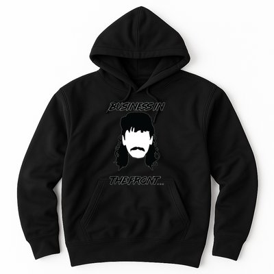 Mullet Business In The Front Party In The Back 80s Throwback Hoodie