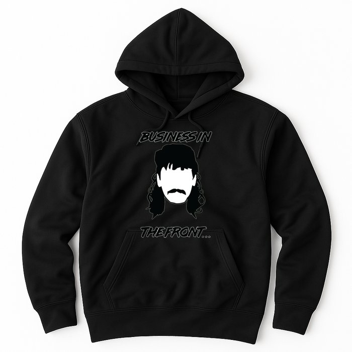 Mullet Business In The Front Party In The Back 80s Throwback Hoodie
