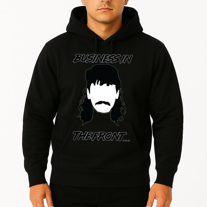 Mullet Business In The Front Party In The Back 80s Throwback Hoodie