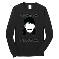 Mullet Business In The Front Party In The Back 80s Throwback Long Sleeve Shirt