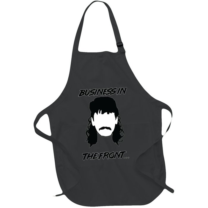Mullet Business In The Front Party In The Back 80s Throwback Apron