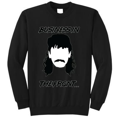 Mullet Business In The Front Party In The Back 80s Throwback Sweatshirt