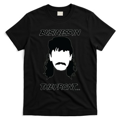 Mullet Business In The Front Party In The Back 80s Throwback T-Shirt