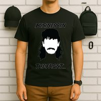 Mullet Business In The Front Party In The Back 80s Throwback T-Shirt