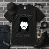 Mullet Business In The Front Party In The Back 80s Throwback Tall T-Shirt