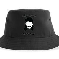 Mullet Business In The Front Party In The Back 80s Throwback Sustainable Bucket Hat