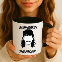 Mullet Business In The Front Party In The Back 80s Throwback Mug
