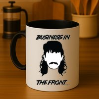 Mullet Business In The Front Party In The Back 80s Throwback Mug