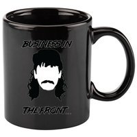 Mullet Business In The Front Party In The Back 80s Throwback 11oz C Handle Ceramic Mug