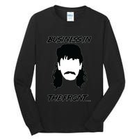 Mullet Business In The Front Party In The Back 80s Throwback Tall Long Sleeve T-Shirt