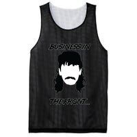 Mullet Business In The Front Party In The Back 80s Throwback Mesh Reversible Basketball Jersey Tank