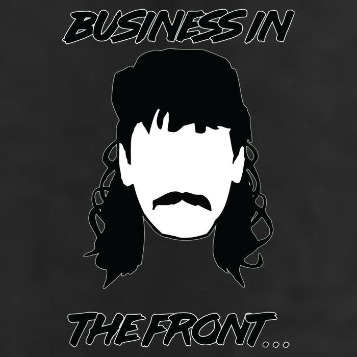 Mullet Business In The Front Party In The Back 80s Throwback 25L Jumbo Tote