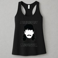 Mullet Business In The Front Party In The Back 80s Throwback Womens Tank Top