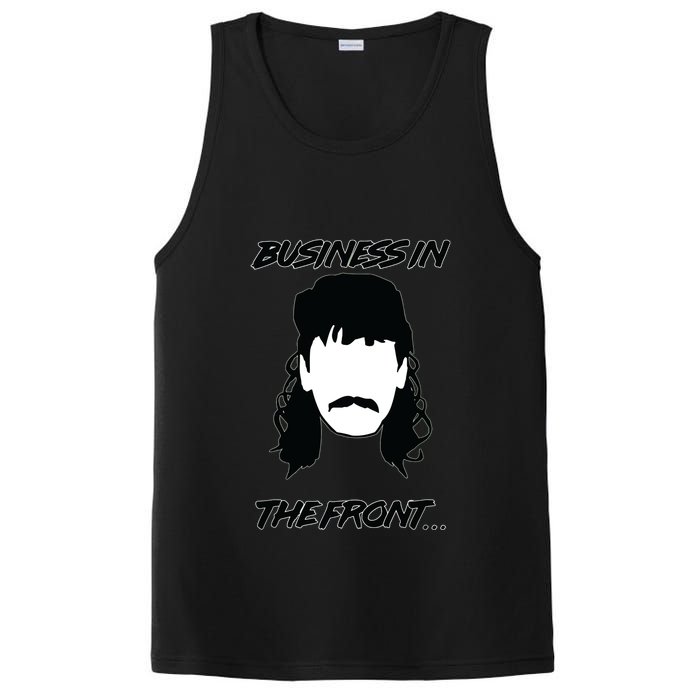 Mullet Business In The Front Party In The Back 80s Throwback PosiCharge Competitor Tank