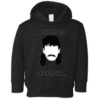 Mullet Business In The Front Party In The Back 80s Throwback Toddler Hoodie