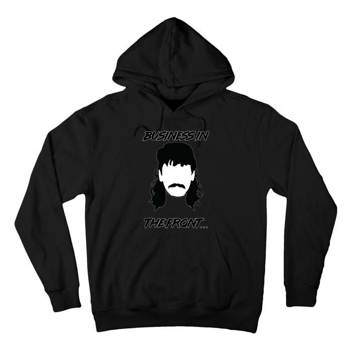Mullet Business In The Front Party In The Back 80s Throwback Tall Hoodie