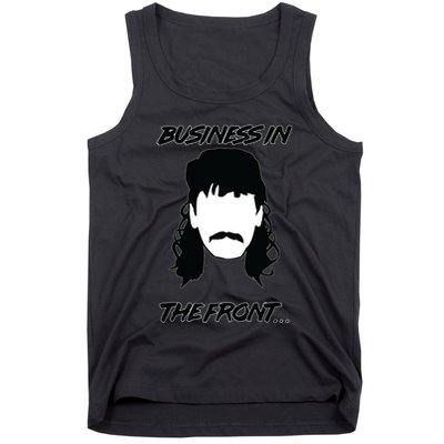 Mullet Business In The Front Party In The Back 80s Throwback Tank Top