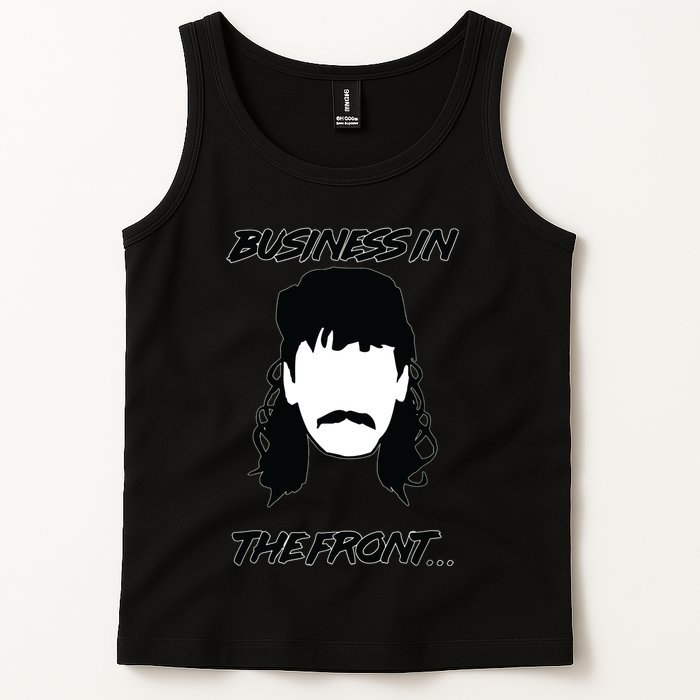 Mullet Business In The Front Party In The Back 80s Throwback Tank Top