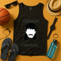 Mullet Business In The Front Party In The Back 80s Throwback Tank Top