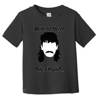 Mullet Business In The Front Party In The Back 80s Throwback Toddler T-Shirt