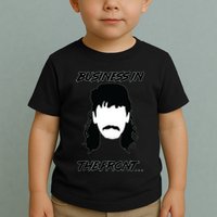 Mullet Business In The Front Party In The Back 80s Throwback Toddler T-Shirt