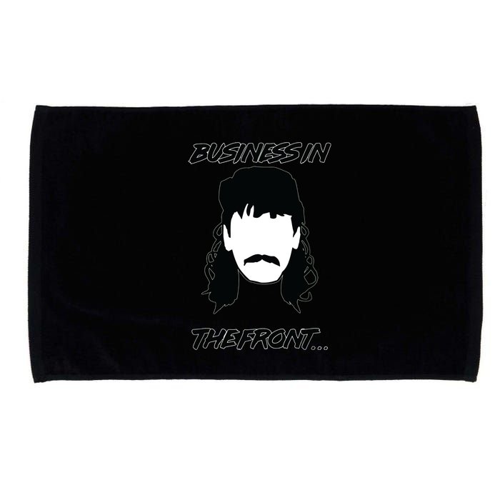Mullet Business In The Front Party In The Back 80s Throwback Microfiber Hand Towel