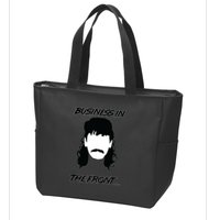 Mullet Business In The Front Party In The Back 80s Throwback Zip Tote Bag
