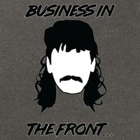Mullet Business In The Front Party In The Back 80s Throwback Cotton Canvas Backpack