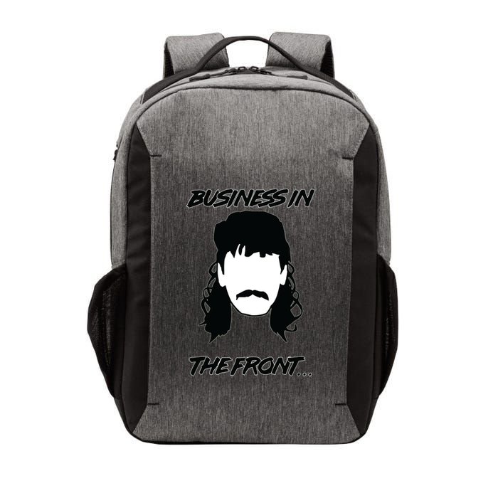 Mullet Business In The Front Party In The Back 80s Throwback Vector Backpack