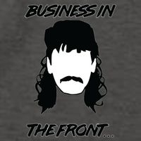Mullet Business In The Front Party In The Back 80s Throwback Vector Backpack