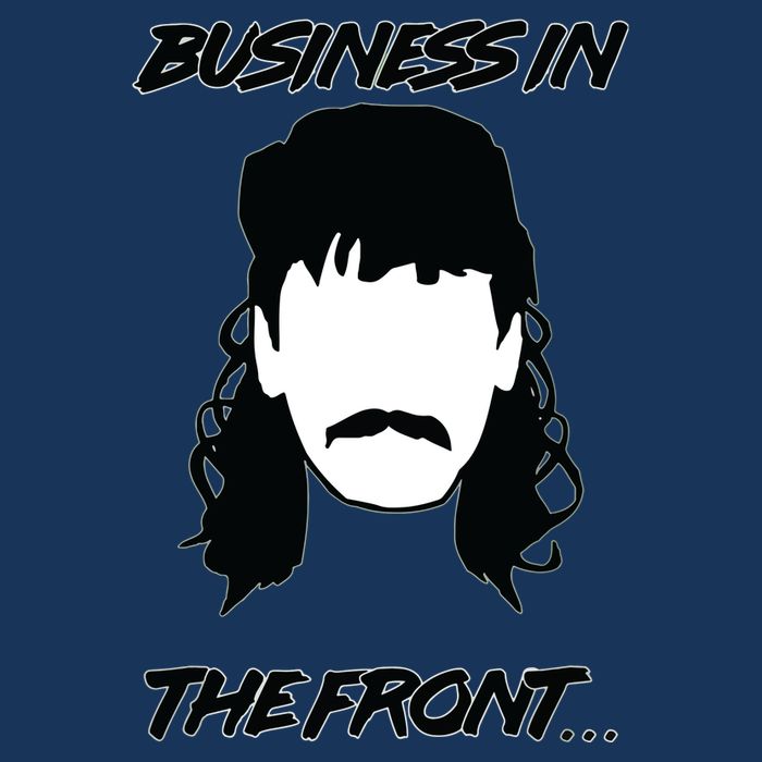 Mullet Business In The Front Party In The Back 80s Throwback Infant Baby Jersey Bodysuit
