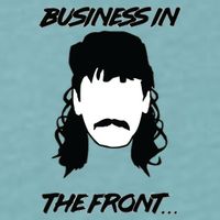 Mullet Business In The Front Party In The Back 80s Throwback Sueded Cloud Jersey T-Shirt