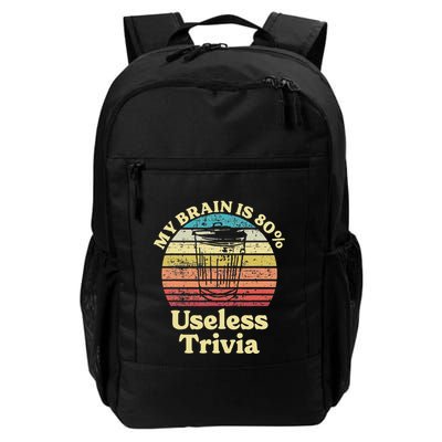 My Brain Is 80 Trivia Enthusiast Design For Trivia Night Daily Commute Backpack