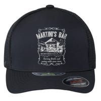 Martini's Bar It's A Wonderful Life Flexfit Unipanel Trucker Cap