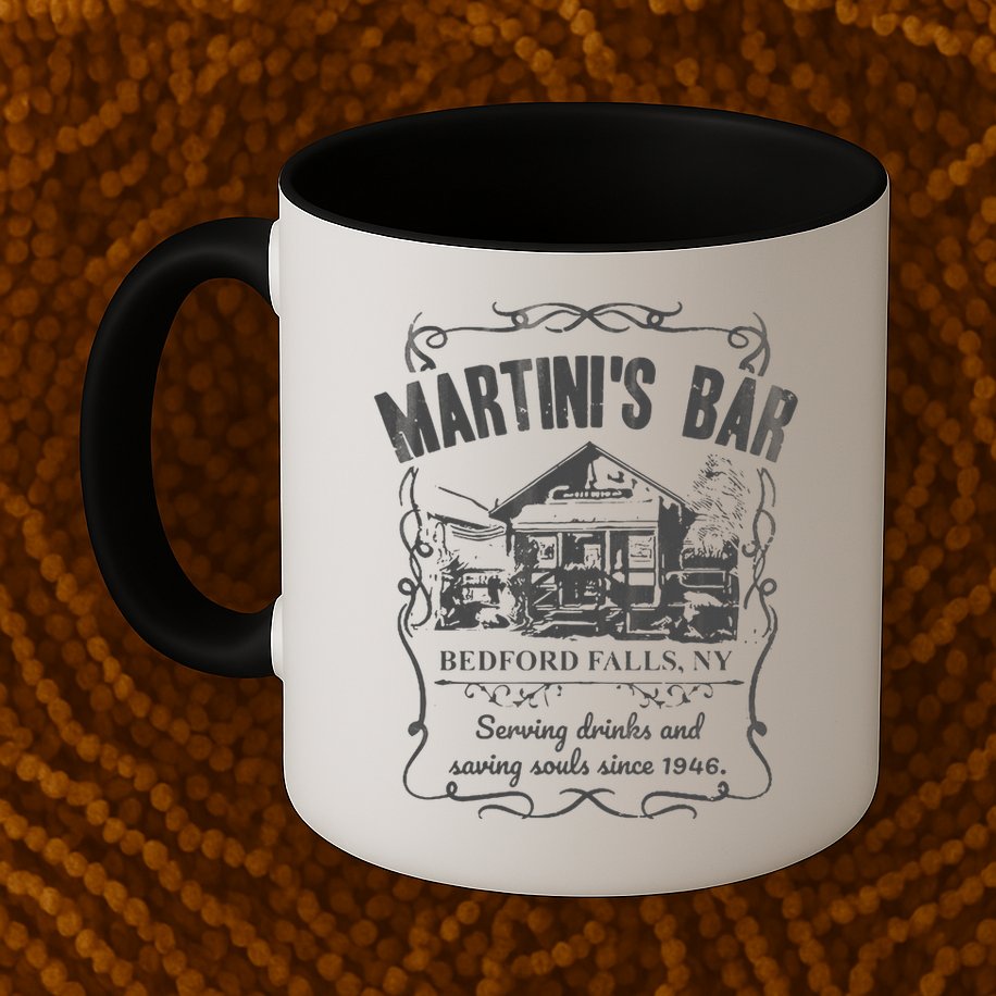 Martini's Bar It's A Wonderful Life Mug