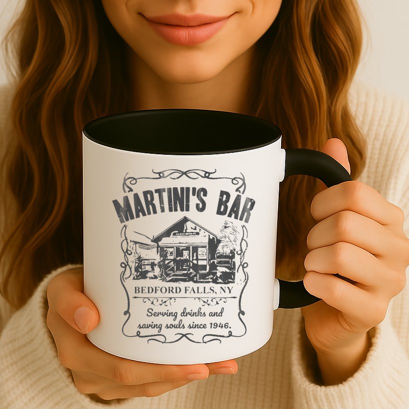 Martini's Bar It's A Wonderful Life Mug